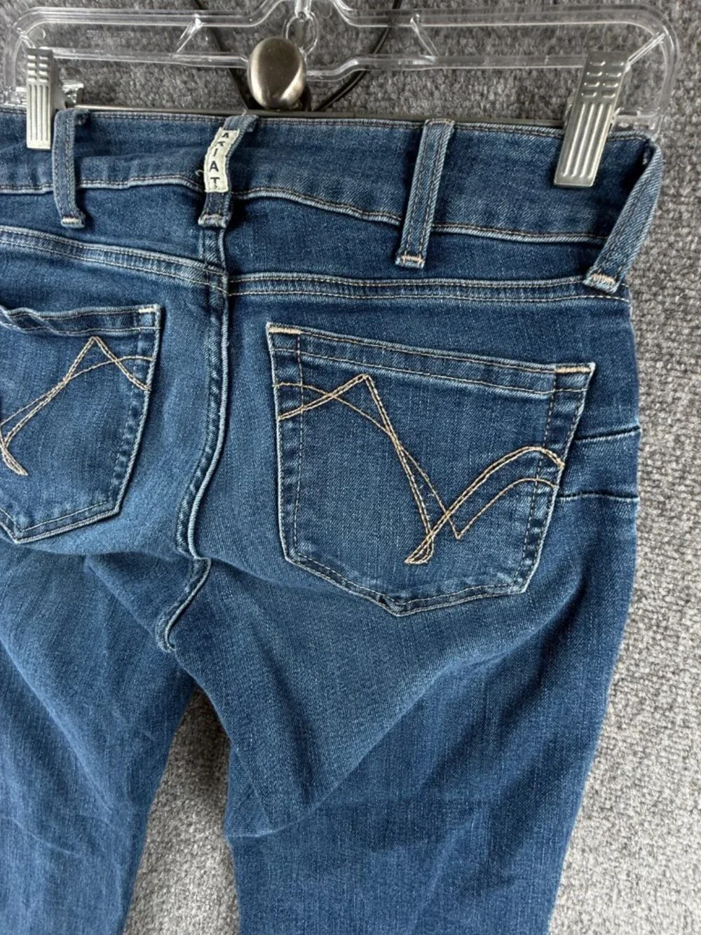 Ariat REAL Jeans Women 27R Denim Mackenzie Straight PR Abby Stretch ACTL 29X32